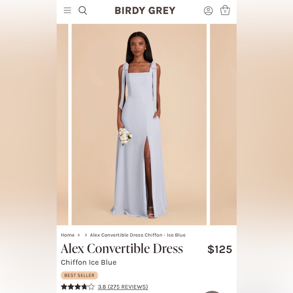 Birdy Grey Blue Maxi Sundress for Weddings